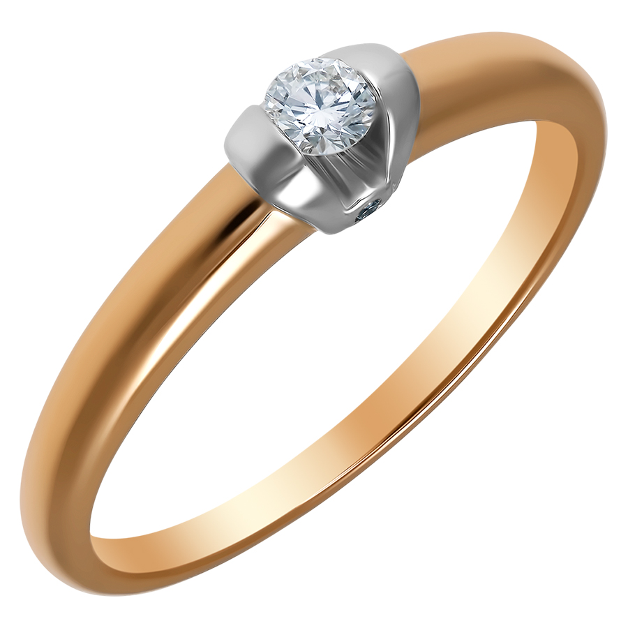 Кольцо, золото, бриллиант, 1469829М